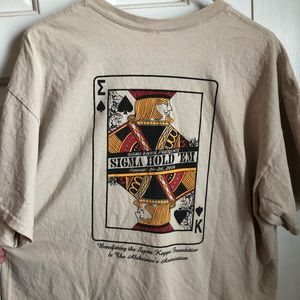 2014 sigma hold em shirt